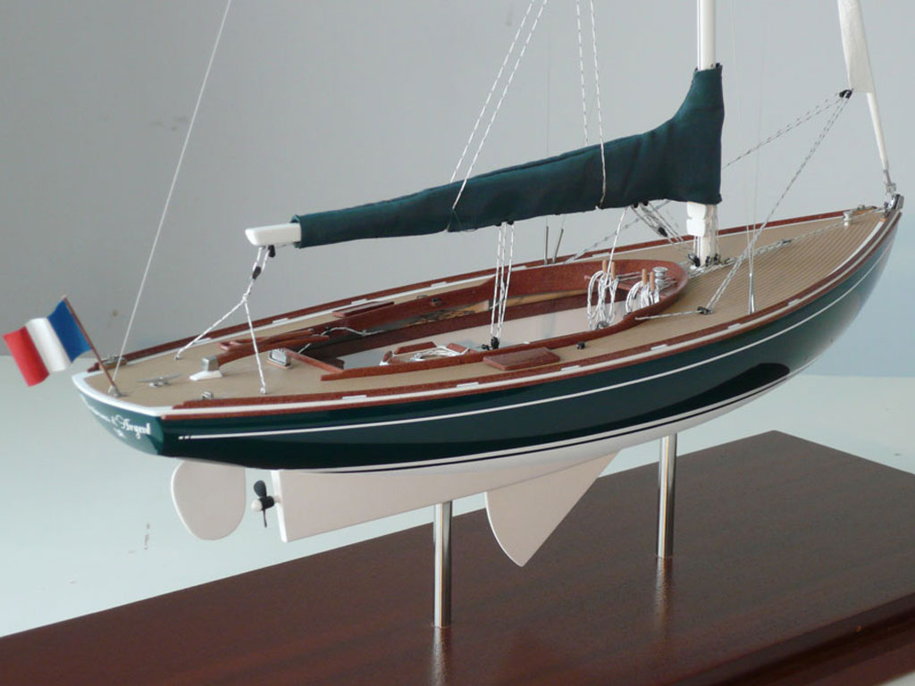 Maquette du voilier Tofinou du chantier naval LATITUDE 46
