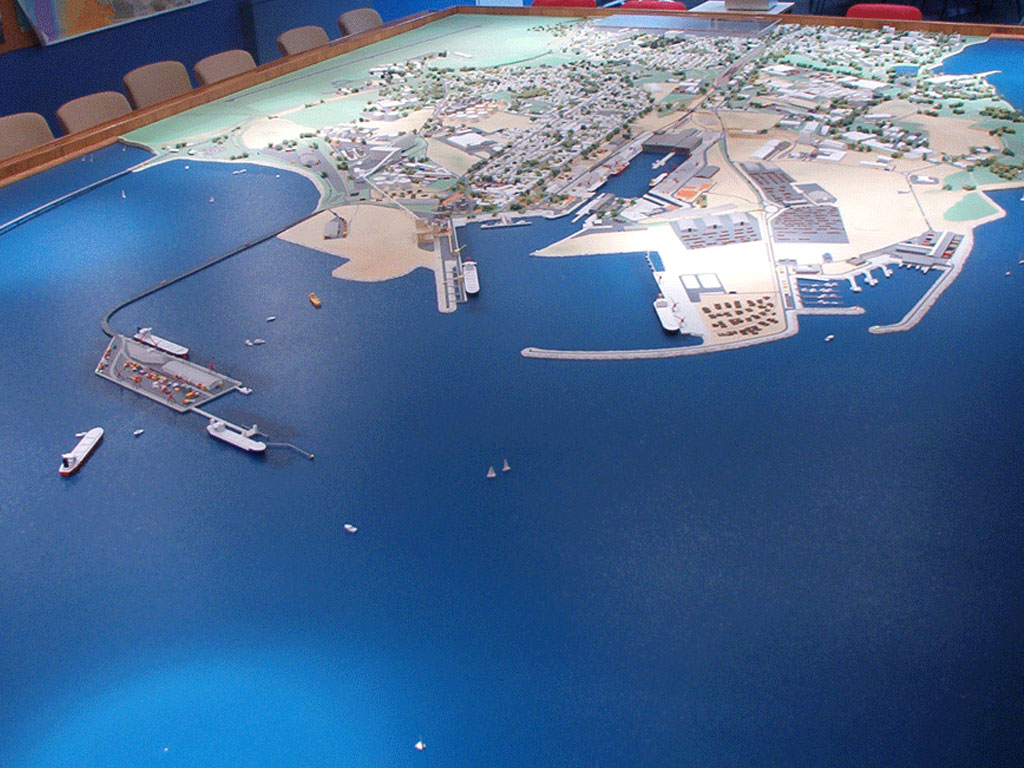 maquette miniature du port autonome de La Rochelle 17 charente maritime