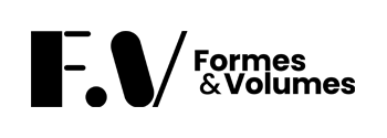 Formes et volumes réalisation de maquette professionnel logo