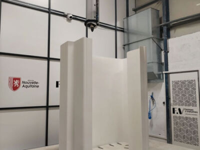 impression grande piece 3D par robot IFAM